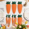 Carrot Design Cutlery Holder for Parties - 6-Piece Set view 3