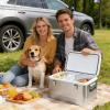 Stainless Steel Ice Cube Containers, 2-Piece Set, Reusable Plates view 2