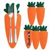 Salyeeluly Fun Carrot Cutlery Holder - 6-Piece Set view 1