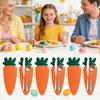 Salyeeluly Fun Carrot Cutlery Holder - 6-Piece Set view 3