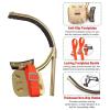 Adjustable Climbing Spurs with Electrician Foot Buckle, Portable Tree-Climbing Set for Linemen view 3