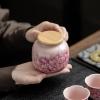 LEEDJUINE Ru Kiln Ceramic Tea Canister, 250 ml view 2