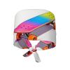 CNTDBU Colorful Skateboard Work Cap with Buttons, Soft Chef Hat, Adjustable Mask Holder, Black view 2