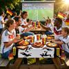 HOMAVEL 20-Pack Germany Flag Napkins 33x33cm view 3