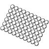 60-Piece 15 mm Fishing Rod Spacer Rings, Black Silicone view 2