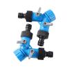 BYLSAGWHT Drip Irrigation Brass Ball Valve and Y-Valve Splitter with Nipple Connector view 3