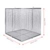 Eminchu Stainless Steel Instrument Basket with Handle, High-Temperature Resistant, Burr-Free Design, for Automatic Washing (200 x 200 x 200 mm Square) view 3