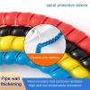 Thalawirefix 5 m Spiral Cable Organizer Sleeve, 8–22 mm, Blue, 10 mm view 3