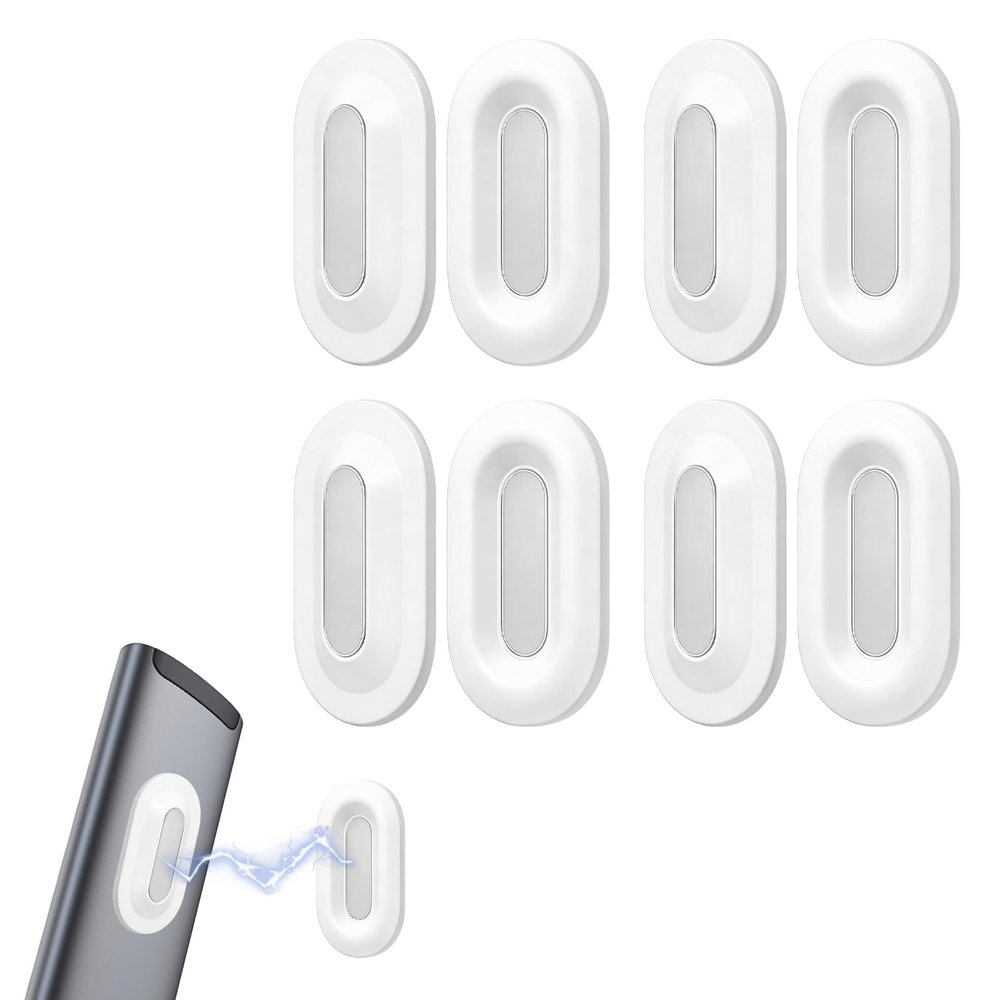 flintronic Magnetic Remote Holder, 4 Pack Self-Adhesive Double Magnets