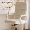 GIZNXBA Office Chair with Casters, 35° Swing Mode, High Back, Armrests, Reclining, Height-Adjustable view 4