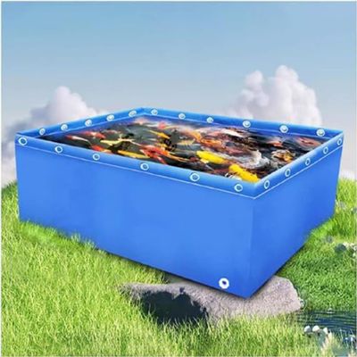 ERSINIAN Durable PVC Pond, Portable Multifunctional Above-Ground Pool, 200 x 100 x 80 cm