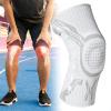 ZQBXHDZW KNOB Knee Brace for Pain Relief with Adjustable Compression Dial, Supportive Knee Support for Training, Arthritis, Joint Pain and Meniscus Tears (XXL, Gray, Left) view 3