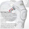 ZQBXHDZW KNOB Knee Brace for Pain Relief with Adjustable Compression Dial, Supportive Knee Support for Training, Arthritis, Joint Pain and Meniscus Tears (XXL, Gray, Left) view 4
