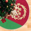 Eritrea Flag Christmas Tree Skirt, 119.9 x 119.9 cm view 1