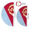 Eritrea Flag Christmas Tree Skirt, 119.9 x 119.9 cm view 3