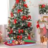 Eritrea Flag Christmas Tree Skirt, 119.9 x 119.9 cm view 4