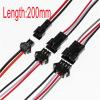 10 Pairs Male-to-Female Plug Terminal Wire Connectors, SM Series (200 mm, 2-Pin) view 2