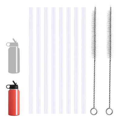 8 Pack 24cm Plastic Straws Replacement Straws
