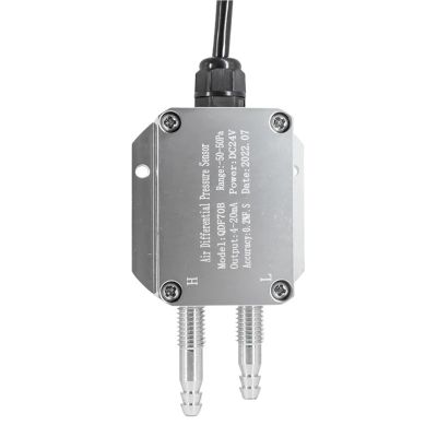 0–100/200/500 Pa Micro Differential Pressure Transmitter, 4–20 mA, RS485, 0–10 V, 0–5 V, 1–5 V