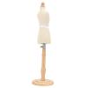 VBESTLIFE Wooden Dress Form, Mini Mannequin with Round Beech Wood Base for Pattern Display view 1