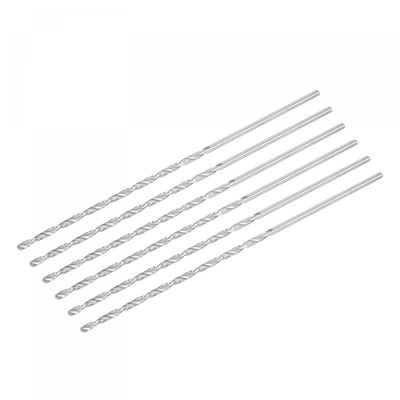 5-Piece Extra-Long HSS Twist Drill Bit Set, 9.5 x 200 mm