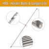 5-Piece Extra-Long HSS Twist Drill Bit Set, 9.5 x 200 mm view 3