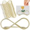 MALUGOGO Gold Table Card Holders, 12-Piece Set view 1