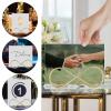 MALUGOGO Gold Table Card Holders, 12-Piece Set view 4