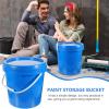 SHERCHPRY 10-Liter HDPE Paint Bucket with Airtight Lid, Blue view 3