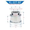 XL22T Aluminum Trapezoidal Timing Pulley, 5.08 mm Pitch, 6/8/10/12/14/15/16/17 mm Bore, for 15 mm Belt Width view 2