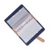 YUEHISY Small Labels, Cash Budget Binder, A6 Planner, Portable Size, PU Leather, 6-Hole, Waterproof (BLUE) view 2