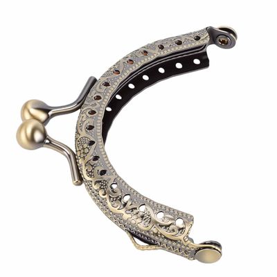 Bewinner Antique Brass Purse Frame, 6.5 cm