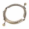 Bewinner Antique Brass Purse Frame, 6.5 cm view 2