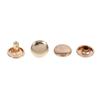 Zerodis 100 Sets Metal Double Cap Rivets 8 X 10 Mm for Leather Craft, Accessories, Decoration, Bronze (GOLD) view 1