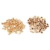 Zerodis 100 Sets Metal Double Cap Rivets 8 X 10 Mm for Leather Craft, Accessories, Decoration, Bronze (GOLD) view 2