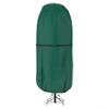 Upright Christmas Tree Storage Bag, 210D Coated Silver Oxford Fabric, Dark Green view 2