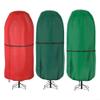 Upright Christmas Tree Storage Bag, 210D Coated Silver Oxford Fabric, Dark Green view 4