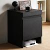 Freestanding Robot Vacuum Storage Cabinet with Noise Reduction view 1