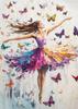 CLYCTIP Diamond Painting DIY Kit for Adults, 30x40 cm (White) view 1