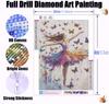 CLYCTIP Diamond Painting DIY Kit for Adults, 30x40 cm (White) view 4