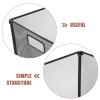 Foldable Metal File Organizer for Desk, Black view 3