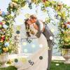 Vyqrx Just Married Confetti Green Gold, 100 Pieces view 4