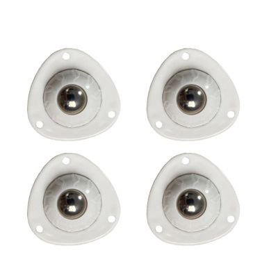 Stick On Caster Wheels - 360 Swivel Mini Adhesive Wheels | 4PK