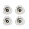 Stick On Caster Wheels - 360 Swivel Mini Adhesive Wheels | 4PK view 1