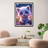 QINRUBB DIY Enchanting Kitten Diamond Painting view 2