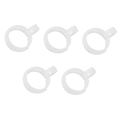 Kichvoe 5-Pack Plastic Cross Stitch Roll Clips