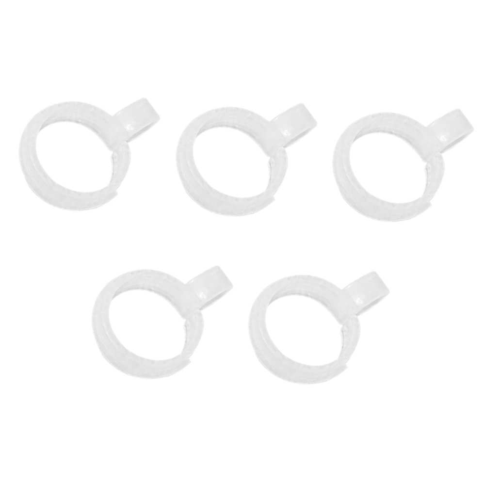 Kichvoe 5-Pack Plastic Cross Stitch Roll Clips
