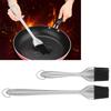 2-Piece Stainless Steel Silicone Basting Brush Set view 3