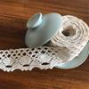 1 Meter Lace Trim 4cm Cotton Lace Beige view 1