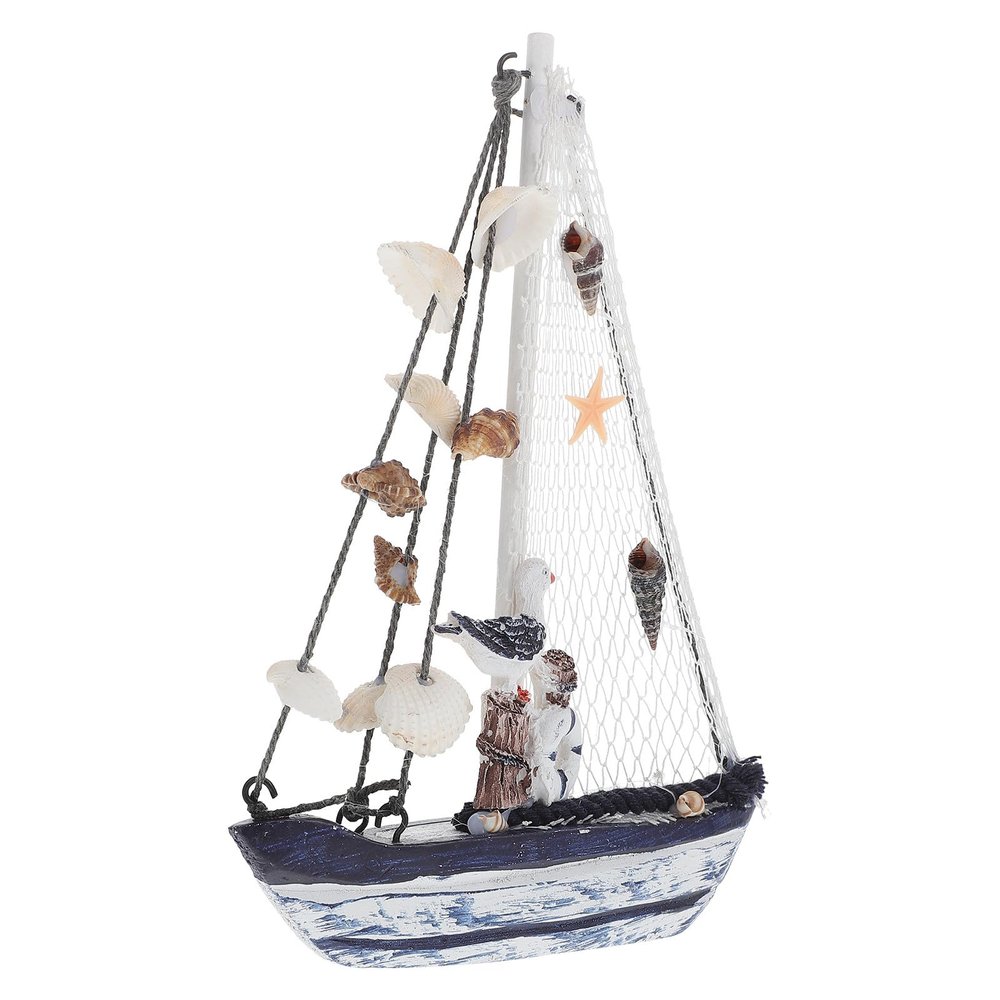 Creative Seashell Sailboat Ornament and Seashell, 1 Piece